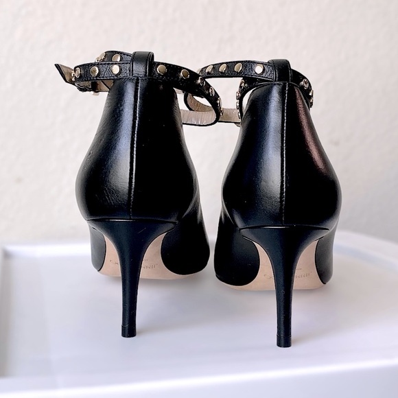 JIMMY CHOO “Lark 65” Black Leather Ankle Booties - Picture 12 of 16